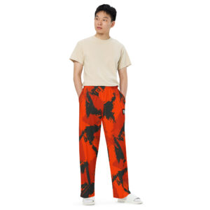 Red Grunge wide-leg pants - Image 4