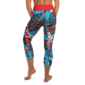 Palms Red Capri Leggings - Image 5