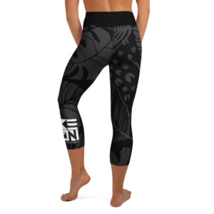 Pro Black Palms Capri Leggings - Image 5
