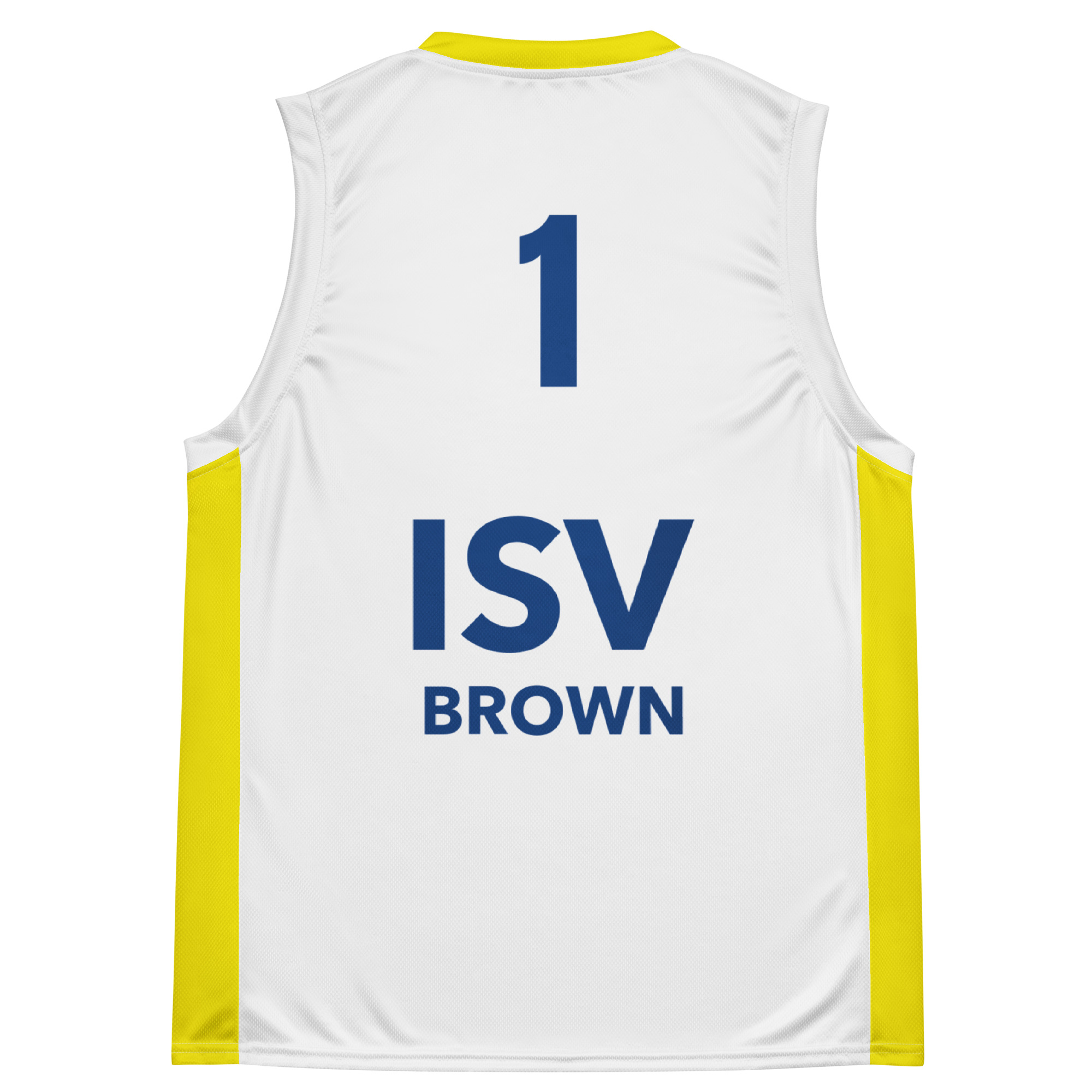 ISV White Jersey Brown 1 - Image 2
