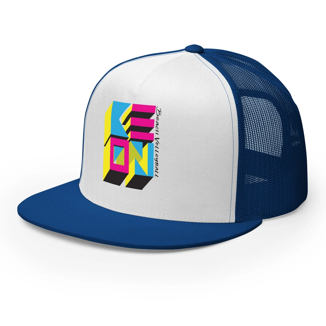 3D Flat Bill Trucker Cap - Image 6