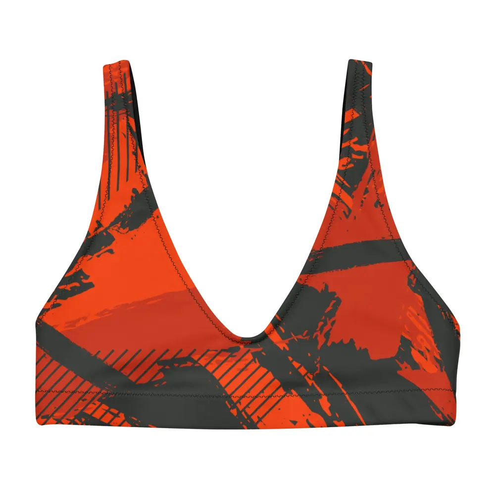 Red Grunge Sports Top
