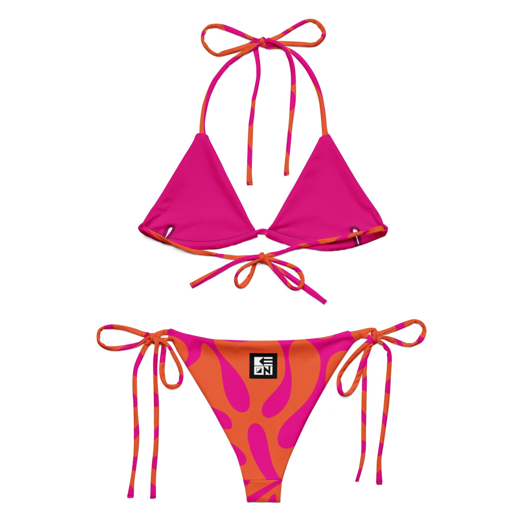 Monstera Two Piece String Bikini - Image 2