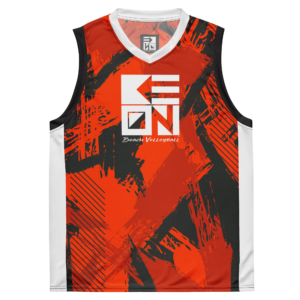 Red Grunge Recycled Jersey