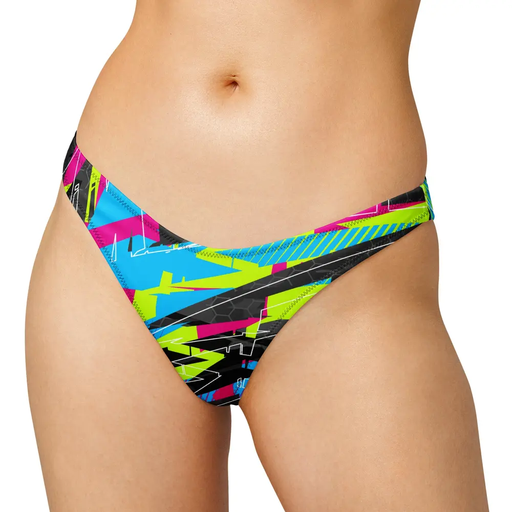 Fractured V-cut bikini bottom - Image 2