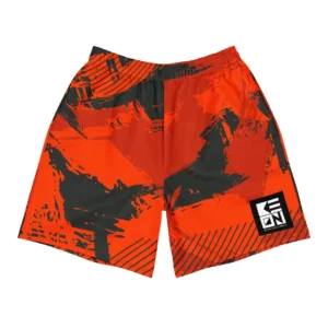 Red Grunge Men's Volley Shorts