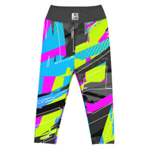 Fractured Yoga Capri Leggings