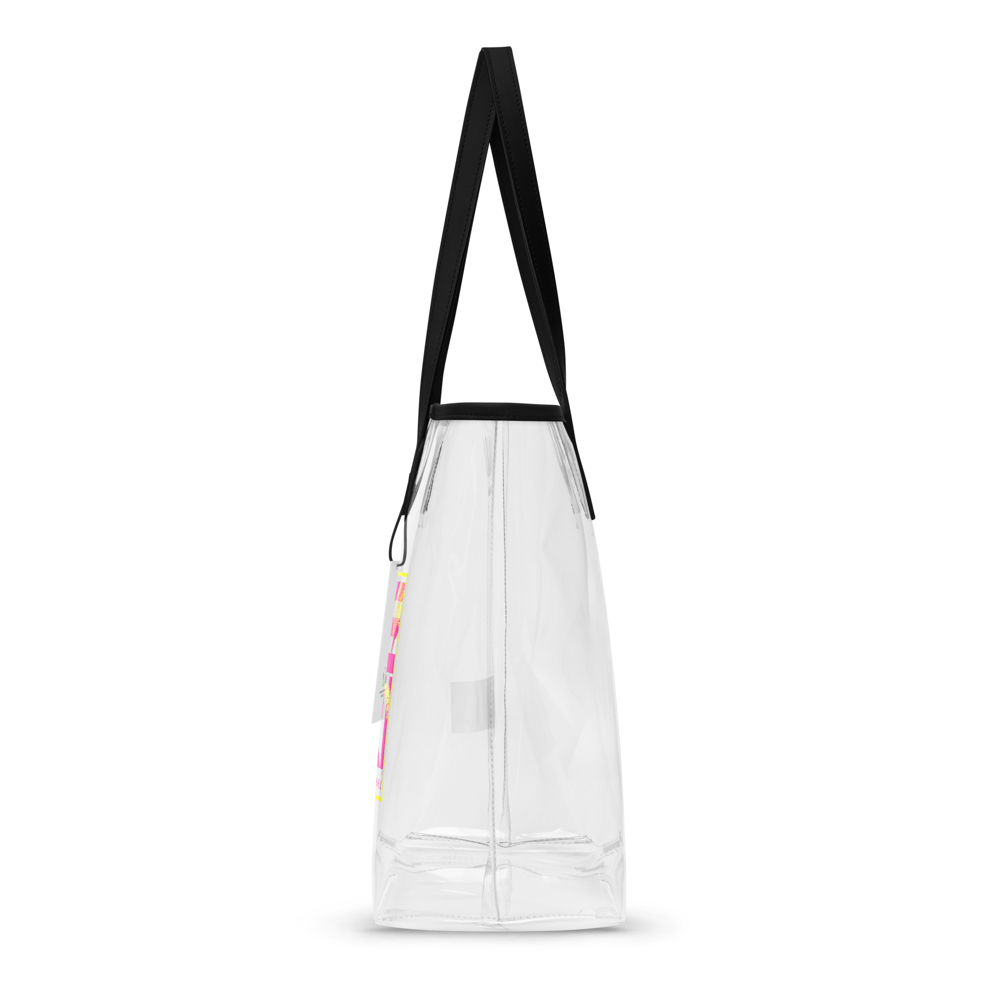 Pink Palms Clear Beach Bag - Image 5