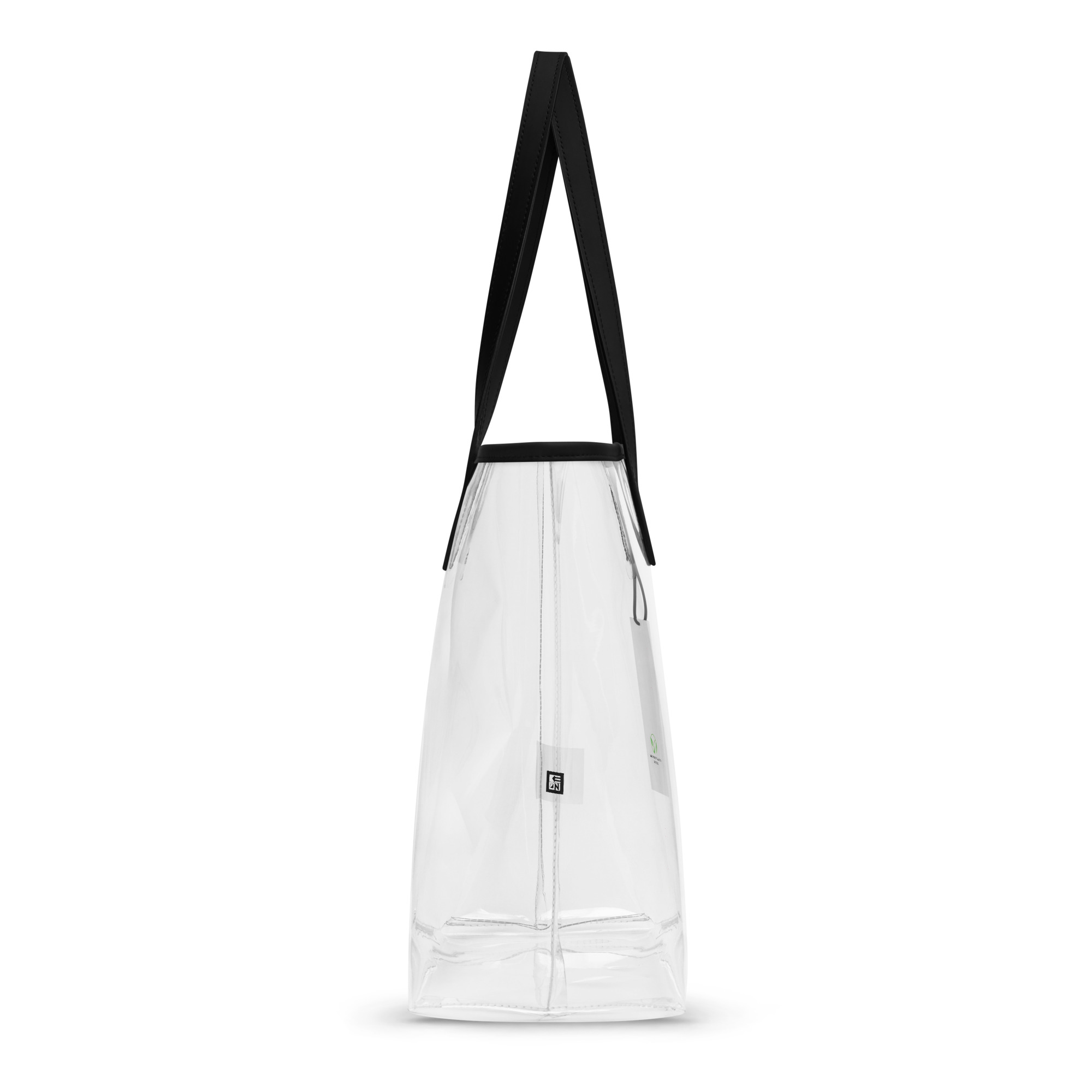 Pink Palms Clear Beach Bag - Image 3