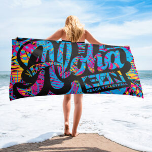 Keoni Serving Aloha CMYK Beach Towel