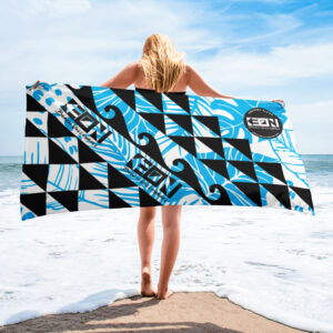 Keoni Tribal Blue Towel