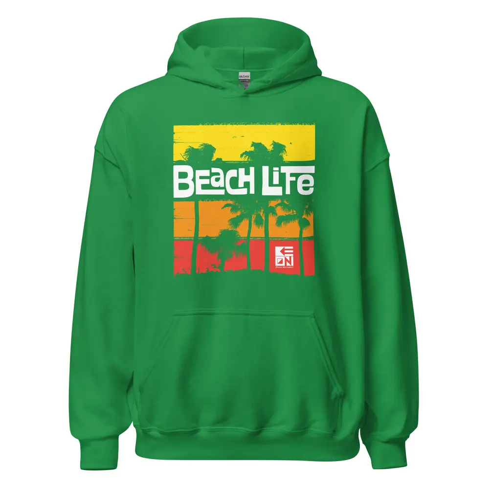 Beach Life Heavy Hoodie - Image 3