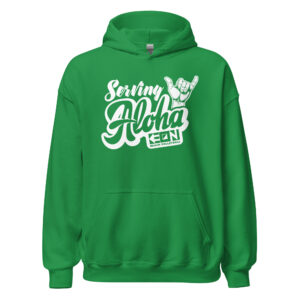 Serving Aloha Heavy Hoodie