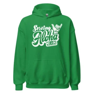 Serving Aloha Heavy Hoodie