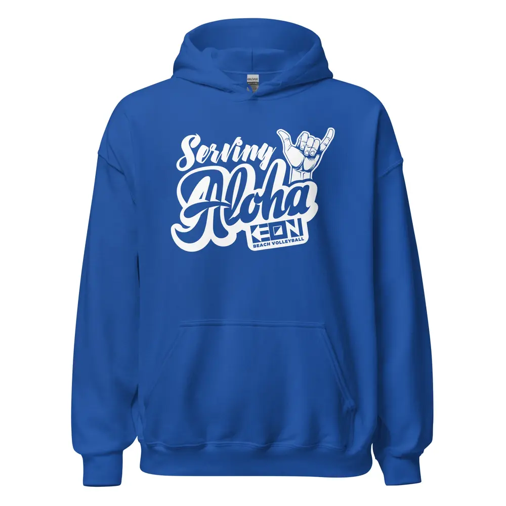 Serving Aloha Heavy Hoodie - Image 4