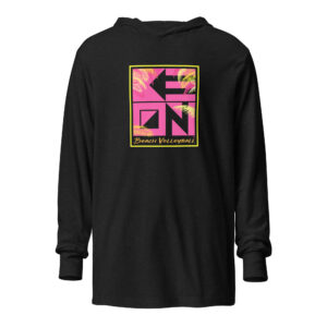 Pink Palms Light Hoodie