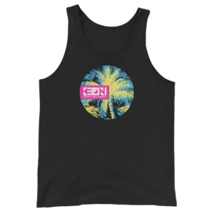 Keoni Palm Circle Tank Top